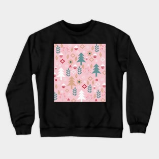 Cute Christmas in pink Crewneck Sweatshirt